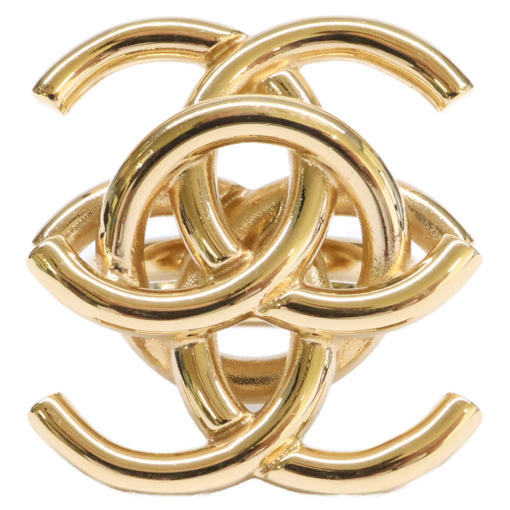 CHANEL Gold Logo Ring